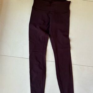 Lululemon Athletica Maroon Leggings